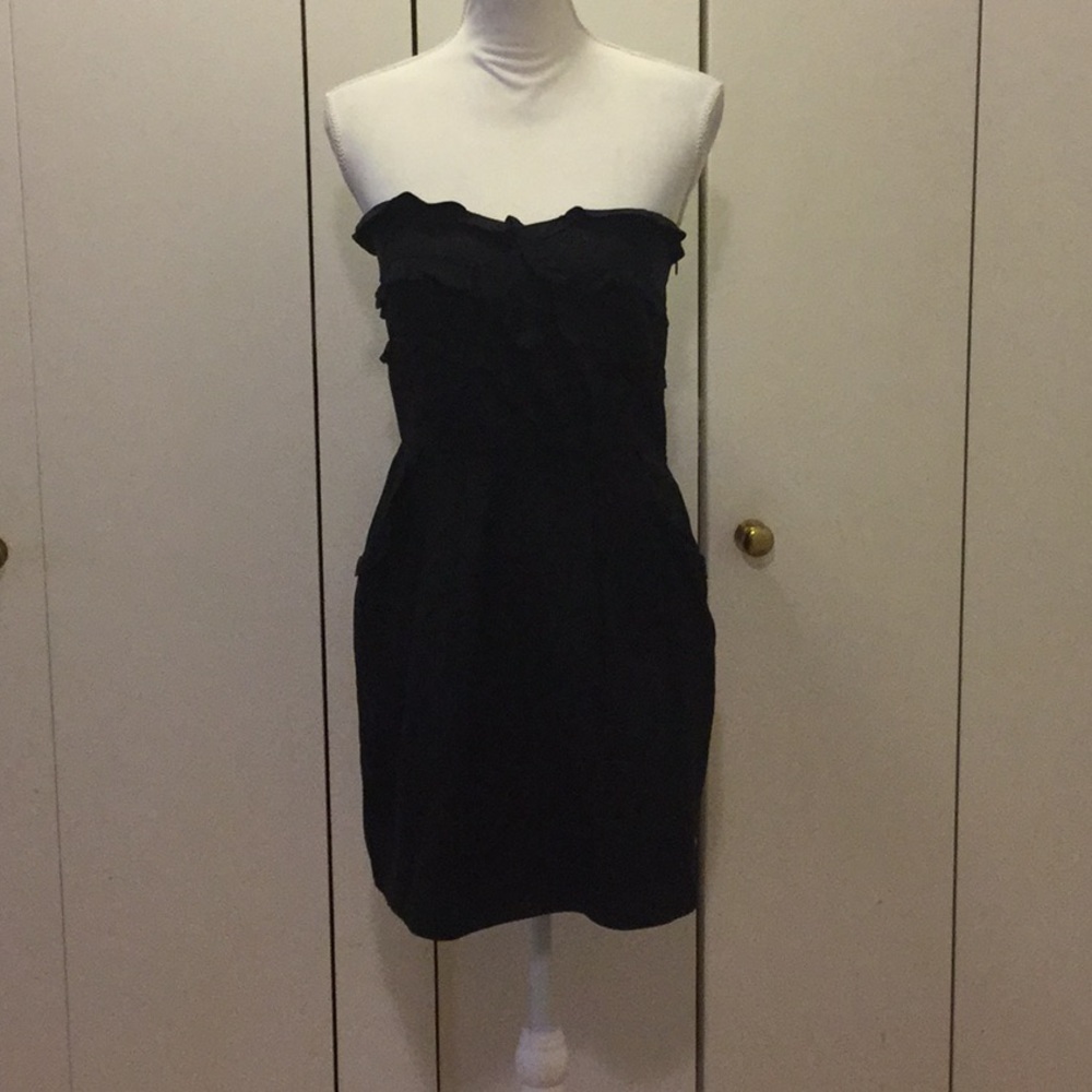 Luna by Josandra Strapless Dress, sz M